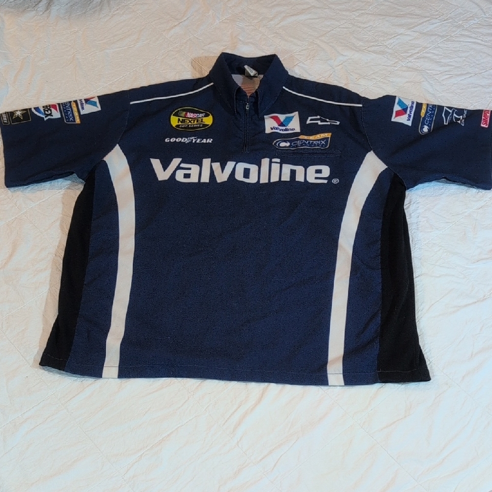 Simpson Vintage Valvoline Pit Crew Shirt Size XL